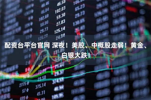 配资台平台官网 深夜!美股、中概股走弱!黄金、白银大跌!